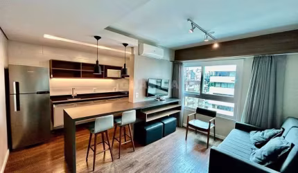 Apartamento mobiliado com 1 dormitório suíte no bairro Moinhos de Vento