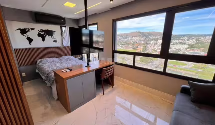 Apartamento mobiliado com 1 dormitório e 1 vaga de garagem, no bairro Jardim Botânico