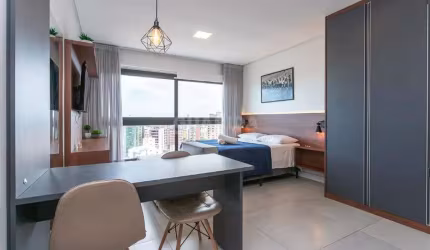 Apartamento estilo Stúdio , no bairro Petrópolis, com 1 vaga de garagem, andar alto!
