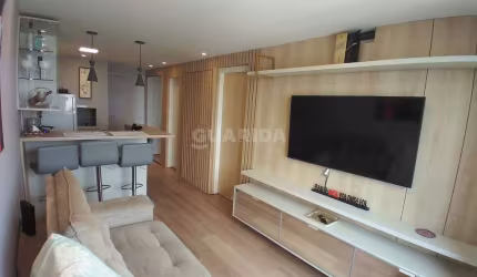 Apartamento mobiliado, com 1 dormitório suíte e 1 vaga de garagem, no bairro Santana