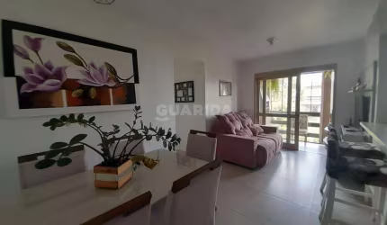 Apartamento mobiliado com 3 dormitórios, sacada com churrasqueira, no Bairro Partenon.