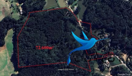 Linda chácara a 800 mts do centro de Agudos do Sul com acesso asfaltado