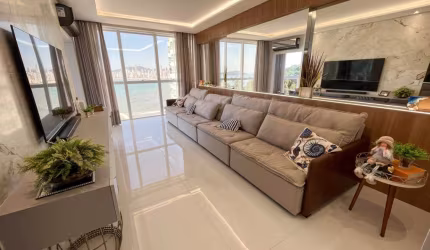 APARTAMENTO VISTA MAR - FINAMENTE MOBILIADO - 4 SUÍTES - 3 VAGAS - ÁREA DE LAZER COMPLETA