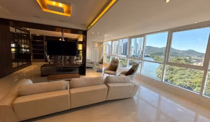 LOCAÇÃO ANUAL - APARTAMENTO MOBILIADO E DECORADO - VISTA MAR - 4 SUÍTES - 3 VAGAS - ÁREA DE LAZER COMPLETA