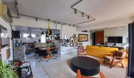 Apartamento Mobiliado com 1 Suíte à venda, 117 m² em frente ao Pq. do Povo - Chácara Itaim - São Paulo