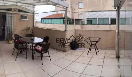 Cobertura com 2 dormitórios para alugar, 100 m² por R$ 3.701,00/mês - City América - São Paulo/SP