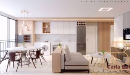 Apartamento de 60m² com 01 suíte + 01 dormitório em Camboriú