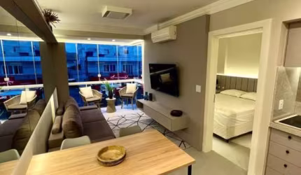 IMPECÁVEL- Apartamento 01 dormitório mobiliado e equipado ótima localização