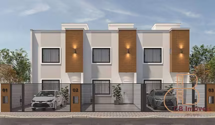 LANÇAMENTO - Sobrados com 81m² no bairro Rio Pequeno, ótima localização.