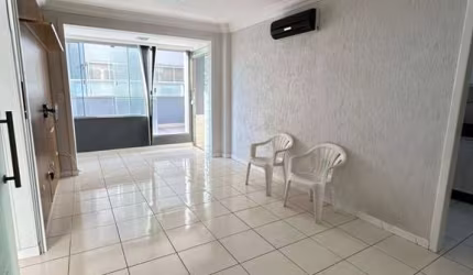 LOCAÇÃO - Apartamento com terraço, 02 dormitórios no centro de BC.