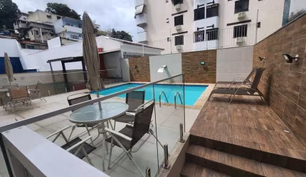 Freguesia. Cobertura Triplex, Salão, 3 Suítes, 2 Vagas e Vista do Maciço da Tijuca.