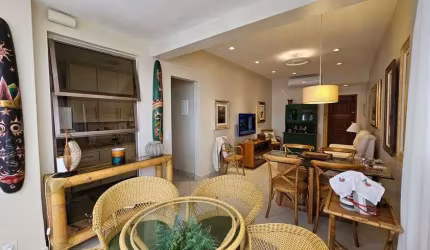 Barra da Tijuca. Barramares. Flat. 52m². Salão Integrado à Varanda e Vaga de Garagem.