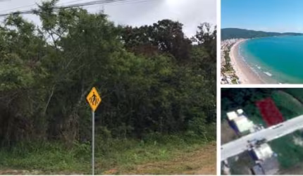 TERRENO IMPERDÍVEL EM BOMBINHAS
