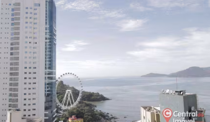 Apartamento com mar vista definitiva, possui 4 suítes,  3 vagas,  151 m² - R$ 4.900.000,00 - Pioneiros - Balneário Camboriú/SC