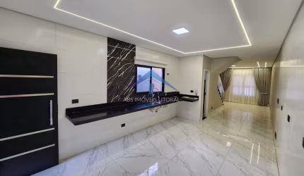 Casa com 3 quartos, Balneário Maracanã, Praia Grande - R$ 1.15 mi, Cod: 5215