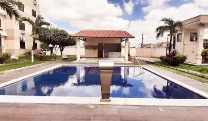 Apartamento próximo ao Detran da Maraponga, c/ Sala, 03 quartos ( 01 Suite ) Cozinha, Área de Serviço, 02 Vagas, Condominio c/ Piscina,  Deck,  Churrasqueira e Quadra de Esportes.