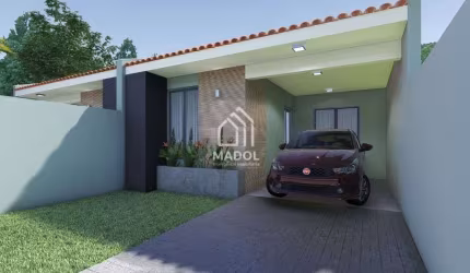 Casa com 3 dormitórios à venda, 62 m² por R$ 245.000 Recanto Brasil