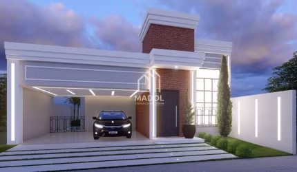 Linda casa em construção no Condomínio Reserva Ecoville