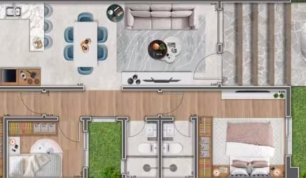 Casa com 2 quartos à venda na GardenVille, 969, Centro, Eldorado do Sul por R$ 331.200