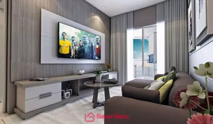 Apartamento com 1 quarto, Mirim, Praia Grande - R$ 322 mil, Cod: 3280
