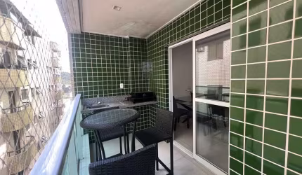 Apto 2 suítes, Canto do Forte no litoral SP R$ 480 mil Cod 3412