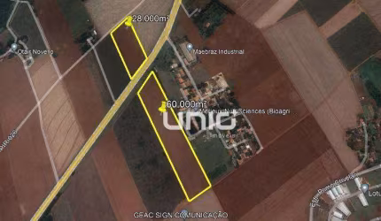 Área à venda, 60000 m² por R$ 12.000.000,00 - Parque São Jorge - Piracicaba/SP