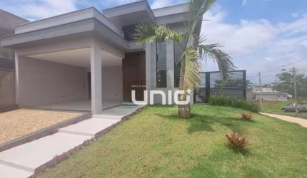 Casa com 3 dormitórios , 197 m² - venda por R$ 1.550.000 ou aluguel por R$ 733/mês - Loteamento Residencial e Comercial Villa D'Aquila - Piracicaba/SP