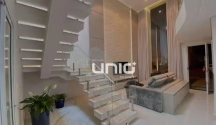 Sobrado a venda no condomínio Park Unimep Taquaral - Piracicaba/SP com 3 dormitórios (1ste c/closet) com 205m² de área construída