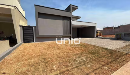 Casa térrea a venda no Loteamento Residencial e Comercial Villa D'Aquila - Piracicaba/SP com 3 suítes