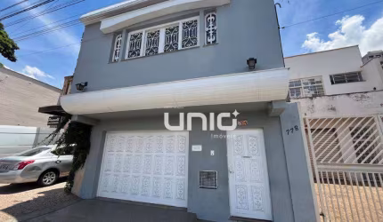 Casa com 6 dormitórios, 487 m² - venda por R$ 1.300.000,00 ou aluguel por R$ 5.636,45/mês - Centro - Piracicaba/SP