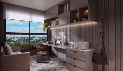 Apartamento garden à venda no edifício NAU no Juvevê
