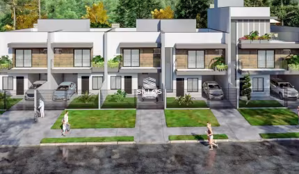 Sobrado Triplex em construção à venda, com 3 quartos, no Alto Tarumã em Pinhais-PR
