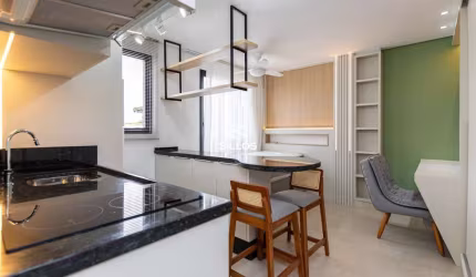 Studio mobiliado para alugar no Prado Velho em Curitiba