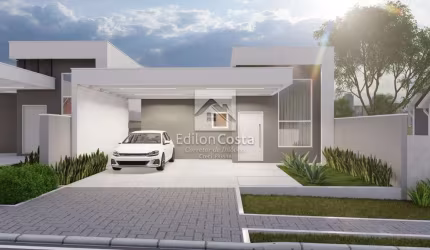 Casa com 3 quartos à venda na Rua Wenceslau Braz, 1, Paloma, Colombo, 62 m2 por R$ 390.000