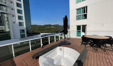 PHOENIX TOWER - APARTAMENTO MOBILIADO COM TERRAÇO EM BALNEÁRIO CAMBORIÚ