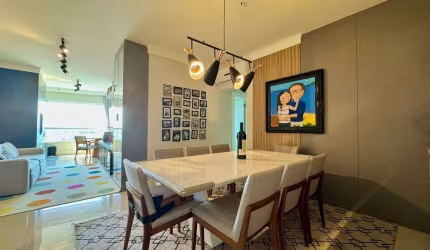 RESIDENCIAL PORTO MADERO - APARTAMENTO MOBILIADO COM VISTA MAR NA PRAIA BRAVA - ITAJAÍ