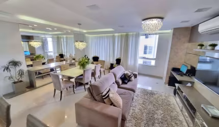 APARTAMENTO MOBILIADO COM 03 SUÍTES EM BALNEÁRIO CAMBORIÚ