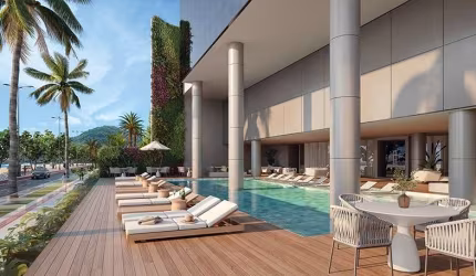 APARTAMENTO FRENTE MAR NA BARRA SUL DE BALNEÁRIO CAMBORIÚ