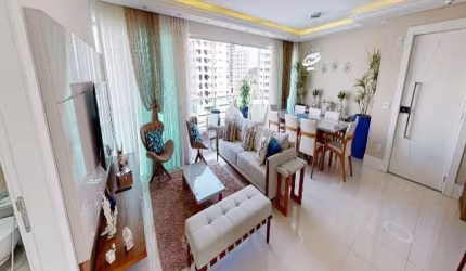 EDIFÍCIO ALGALEO - APARTAMENTO MOBILIADO COM 03 SUÍTES EM BALNEÁRIO CAMBORIÚ