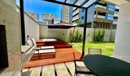 LE BLANC BRAVA RESIDENCE - APARTAMENTO GARDEN NA PRAIA BRAVA - ITAJAÍ