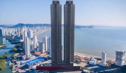 YACHT HOUSE RESIDENCE - APARTAMENTO COM VISTA MAR NA BARRA SUL DE BALNEÁRIO CAMBORIÚ