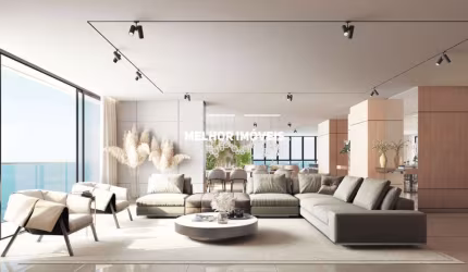 Apartamento Frente Mar com 04 suítes, localizado no Centro de Balneário Camboriú.