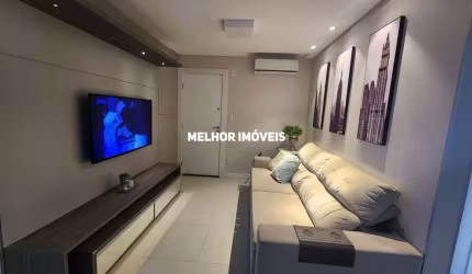 Residencial Bella Vita - Apartamento mobiliado e equipado à venda com 2 dormitórios sendo 1 suíte localizado no bairro Ariribá em Balneário Camboriú