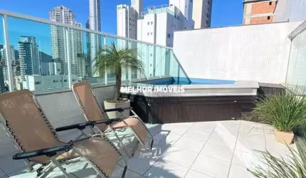 Solar di Milano - Cobertura Duplex á venda com 4 suítes e 3 vagas de garagem no Centro de Balneário Camboriú -SC