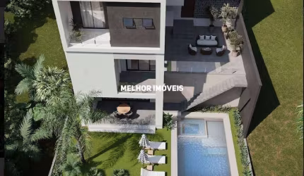 Condomínio Bella Vista Residence Club - Casa Alto Padrão 4 suítes uma máster 6 vagas de garagem localizado no bairro Barra em Balneário Camboriú