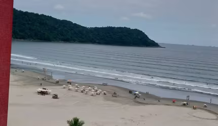 Apartamento tipo quitinete vista mar no Forte