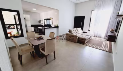 Casa Térrea Mobiliada com 3 Suítes à Venda – 145m² | R$ 1.250.000 Condomínio Fechado – Indaiatuba/SP