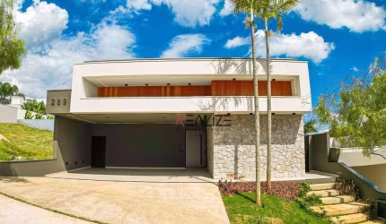 Casa moderna alto padrão com 4 suítes à venda, 267 m² por R$ 3.000.000 - Condomínio com Segurança 24h - Indaiatuba/SP