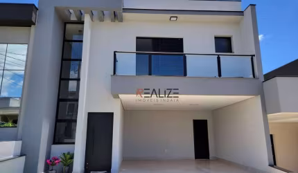 Casa/Sobrado com quintal e 3 suítes à venda, 156 m² por R$ 1.360.000 - Condomínio Park Gran Reserve - Indaiatuba/SP