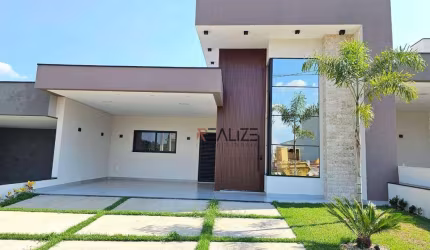 Casa térrea com 3 suítes e escritório à venda, 205 m² por R$ 1.600.000 - Condomínio Residencial Evidências - Indaiatuba/SP